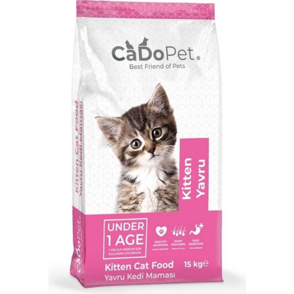 Cadopet Yavru Kedi Maması 1 Yaş Altı(Mamamız Yeni Üretim Ürünüdür) - 15 KG Evcil Hayvan Ürünleri Fiyatı