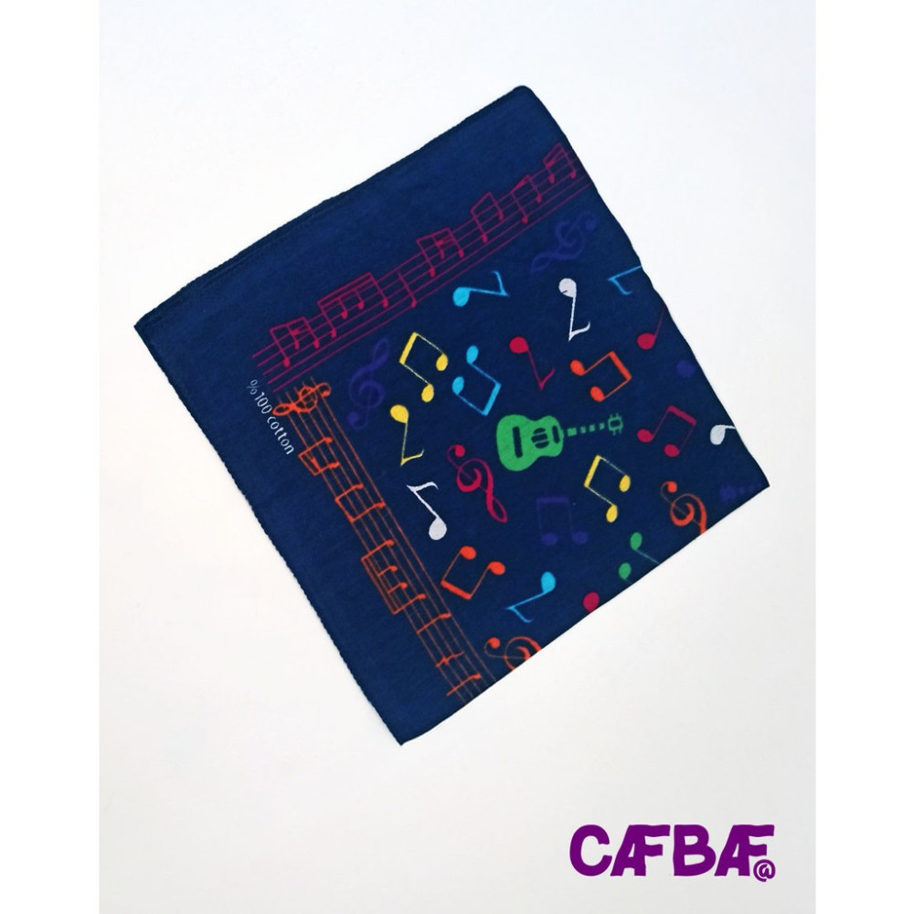 Caf Baf Cafbaf Kare Bandana Müzik MODEL.8517 - Lacivert Diğer Fiyatı