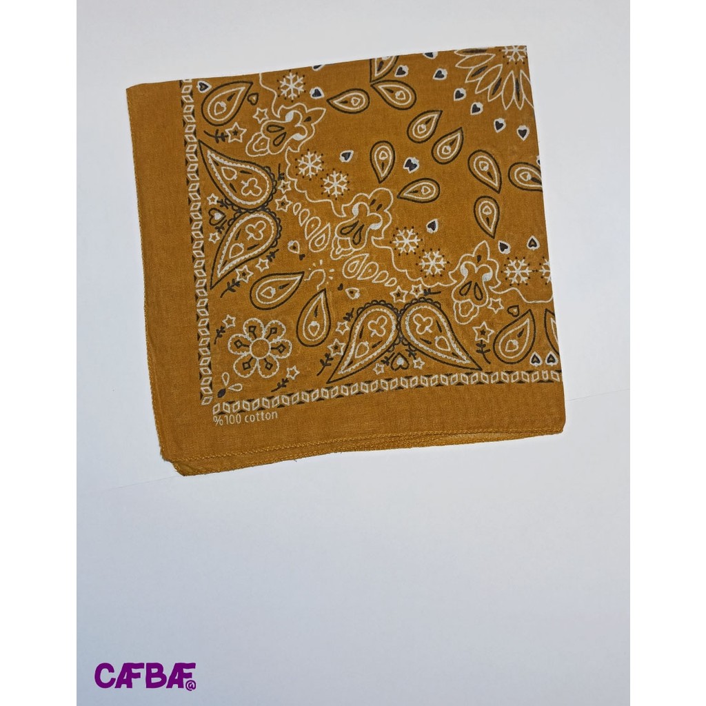 Cafbaf Kare Bandana Klasik MODEL.8523 Hardal Diğer Fiyatı
