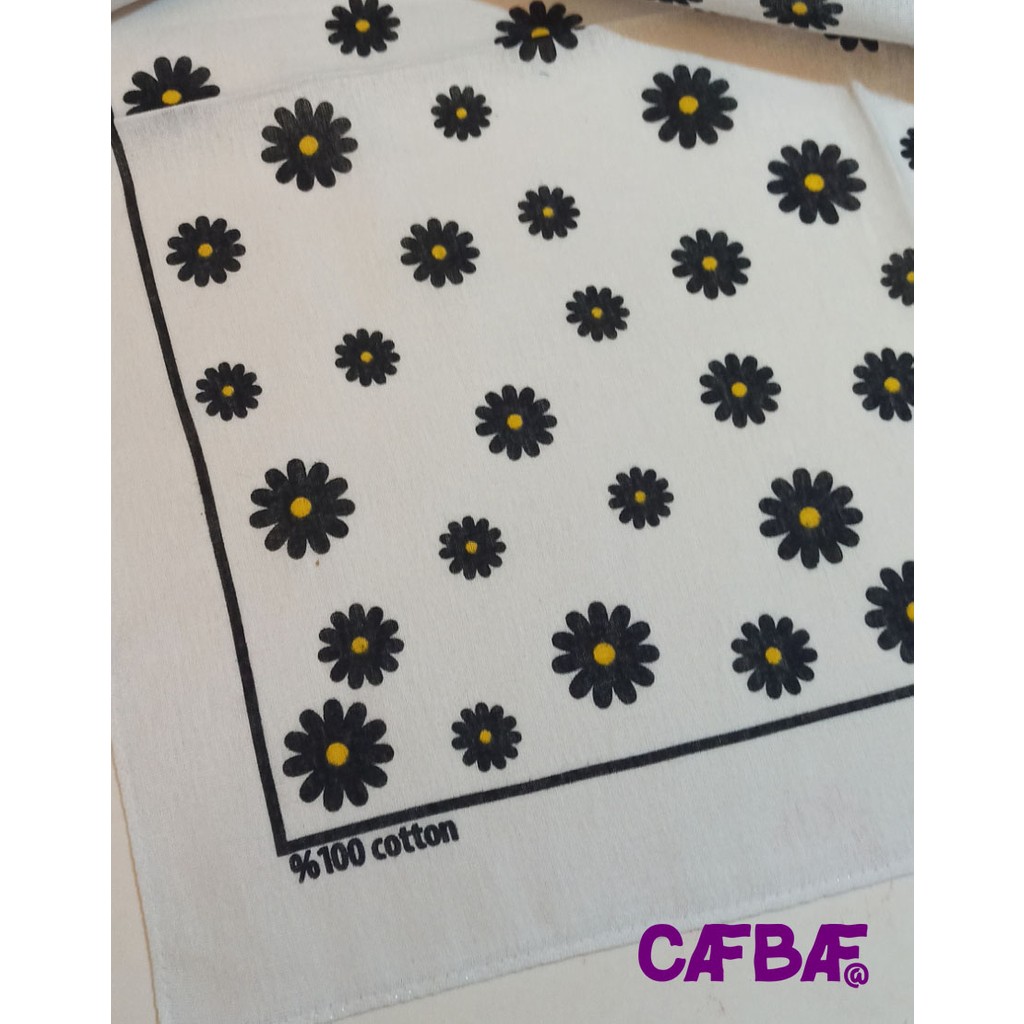 Cafbaf Kare Bandana Papatya - Beyaz Diğer Fiyatı