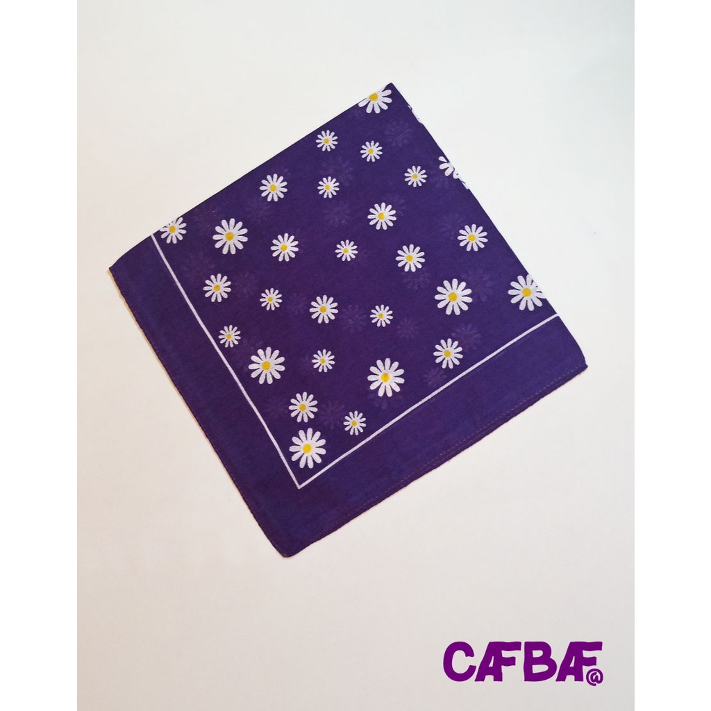 Cafbaf Kare Bandana Papatya - Mor Diğer Fiyatı