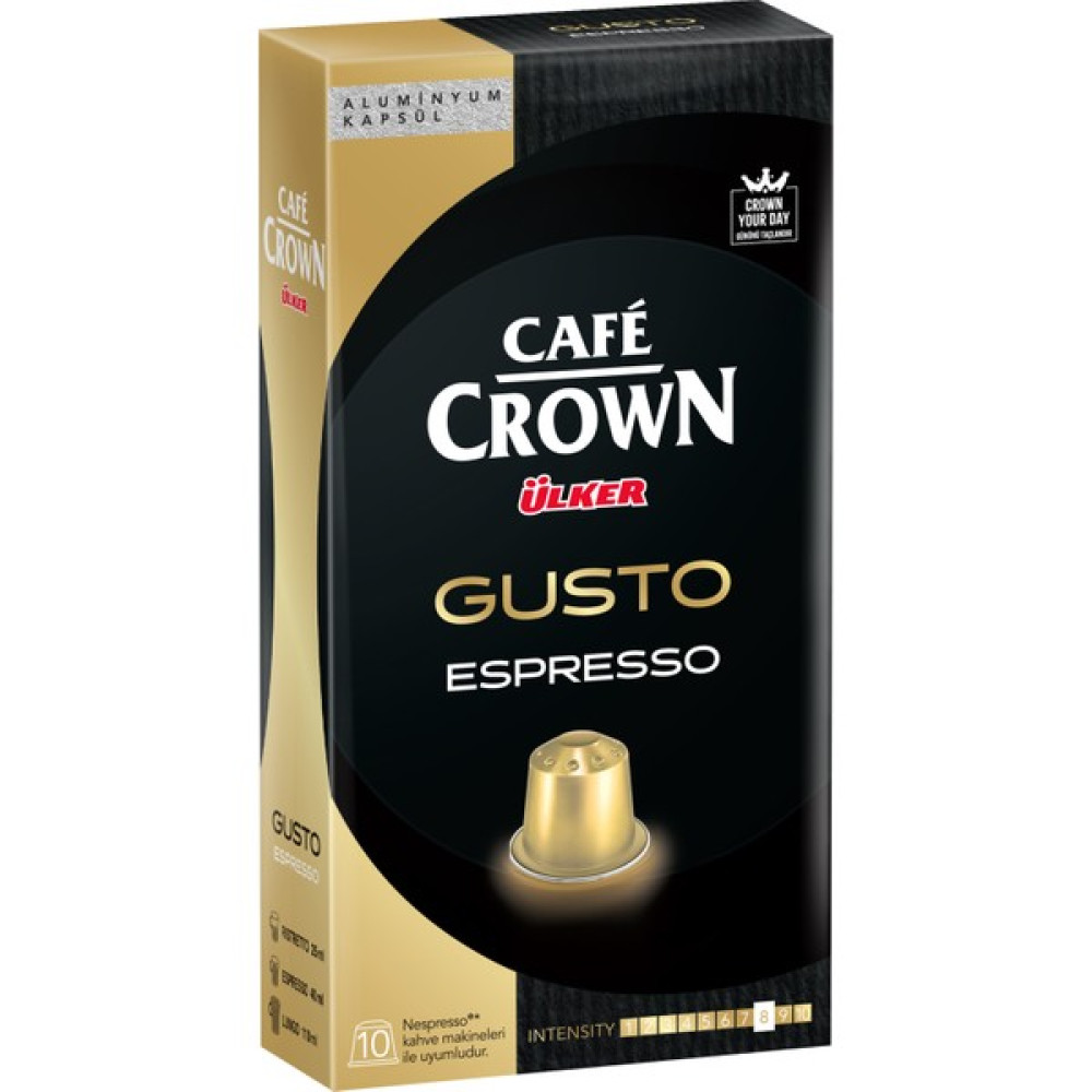 Cafe Crown Gusto Kapsül Espresso 5,2 Gr. x 10 Adet - 1 Paket Diğer Fiyatı