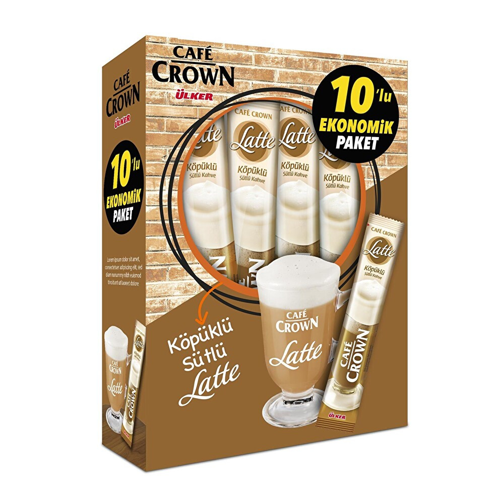 Cafe Crown Latte 10 Adet X 17 Gr Kahve Fiyatı