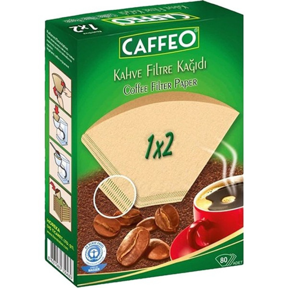 Caffeo 1 x 2 Kağıt Filtre 80'li - 80 Adet Diğer Fiyatı