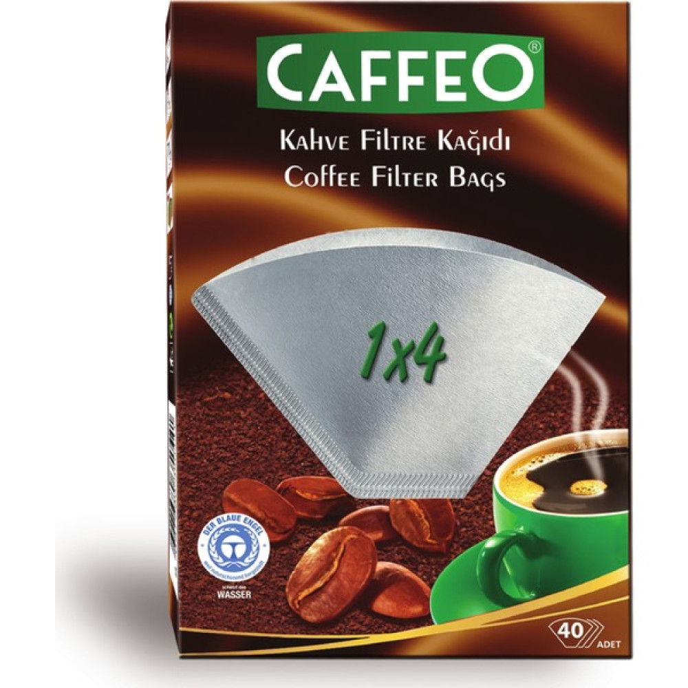 Caffeo Filtre Kahve Kağıdı 1 x 4 mm 40'lı Beyaz - 40 Adet Diğer Fiyatı