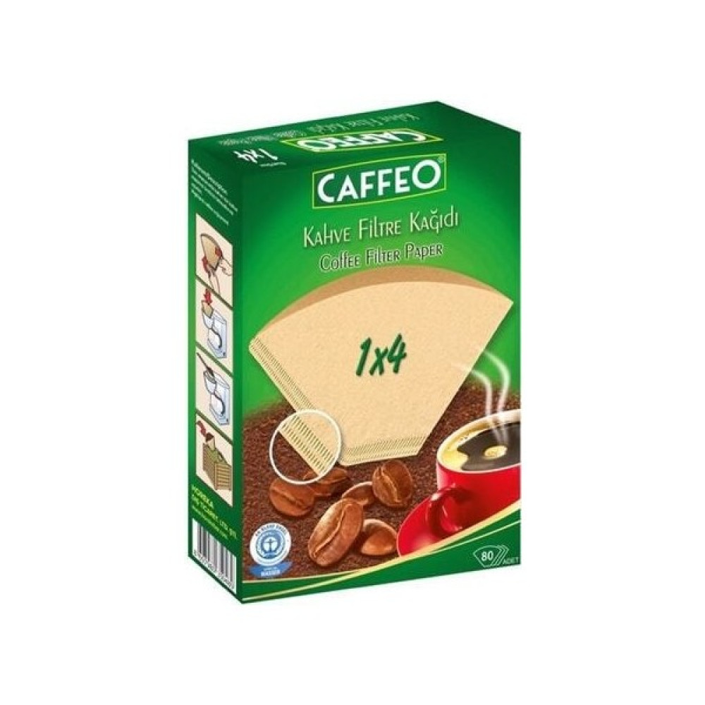 Caffeo Zanga 1 x 4 Kahve Filtresi Kağıdı 80’li - French Press - 80 Adet Diğer Fiyatı