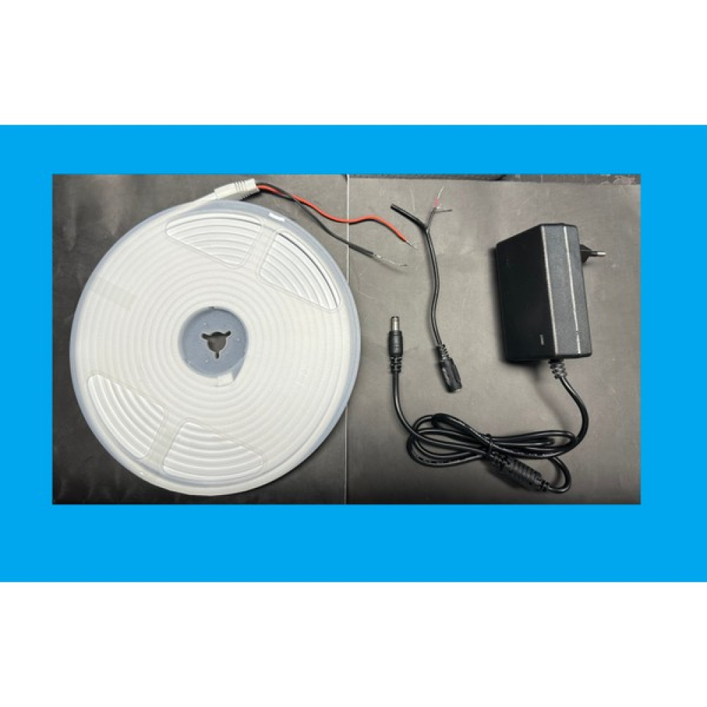 Çağatay Elektrik Neon Set Mavi 12 Volt Tabela Esnek Neon LED Dış Mekan+5 Amper Jacklı Plastik Trafo+Dişi Jack Led Aydınlatmalar Fiyatı