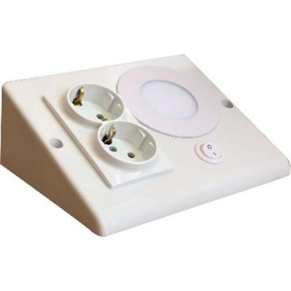 Çağatay Elektrik Tezgah Altı Prizli Aydınlatma 3 WATT/3200 K Gün Işığı / Beyaz Kasa Prizler Fiyatı