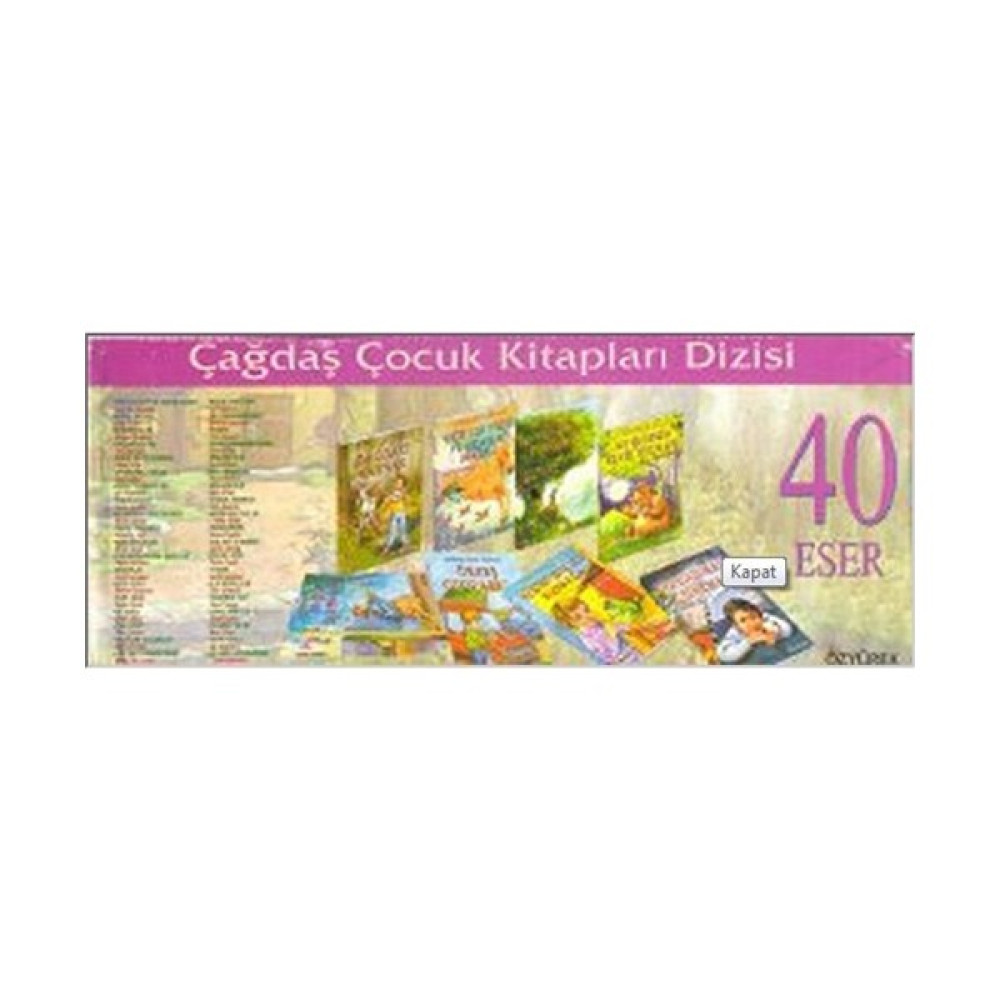 Çağdaş Çocuk Kitapları Dizisi 1 (40 Kitap Kutulu)-Kolektif Çocuk Masal Fiyatı