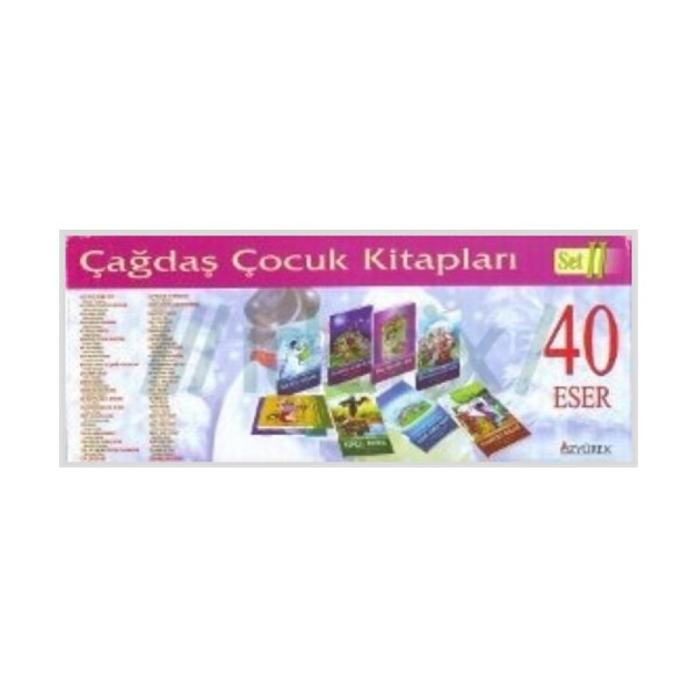 Çağdaş Çocuk Kitapları Dizisi 2 (40 Kitap Kutulu)-Kolektif Çocuk Masal Fiyatı