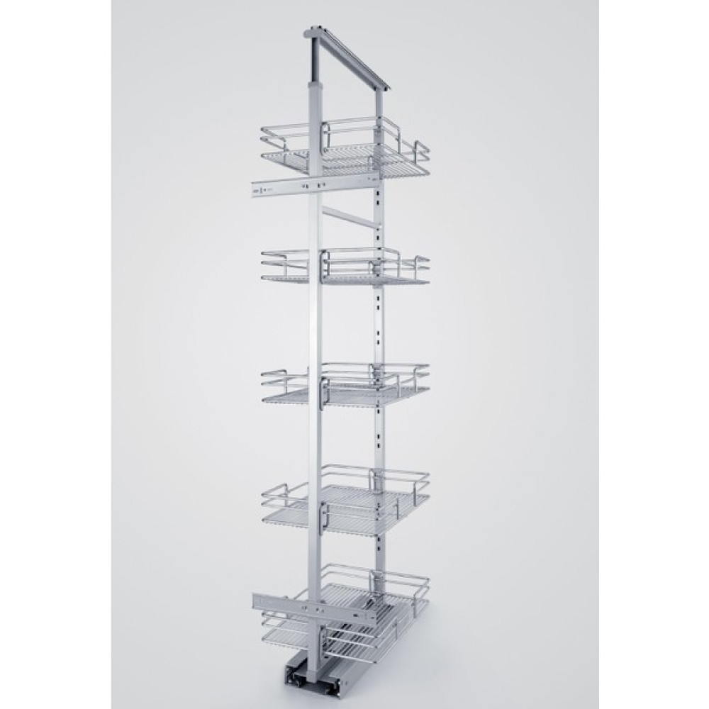 Çağdaş Mutfak Kiler Sepeti 50 cm 7 Li Tandem Frenli 200 213 cm - Krom Mutfak Dolabı / Mobilyası Fiyatı
