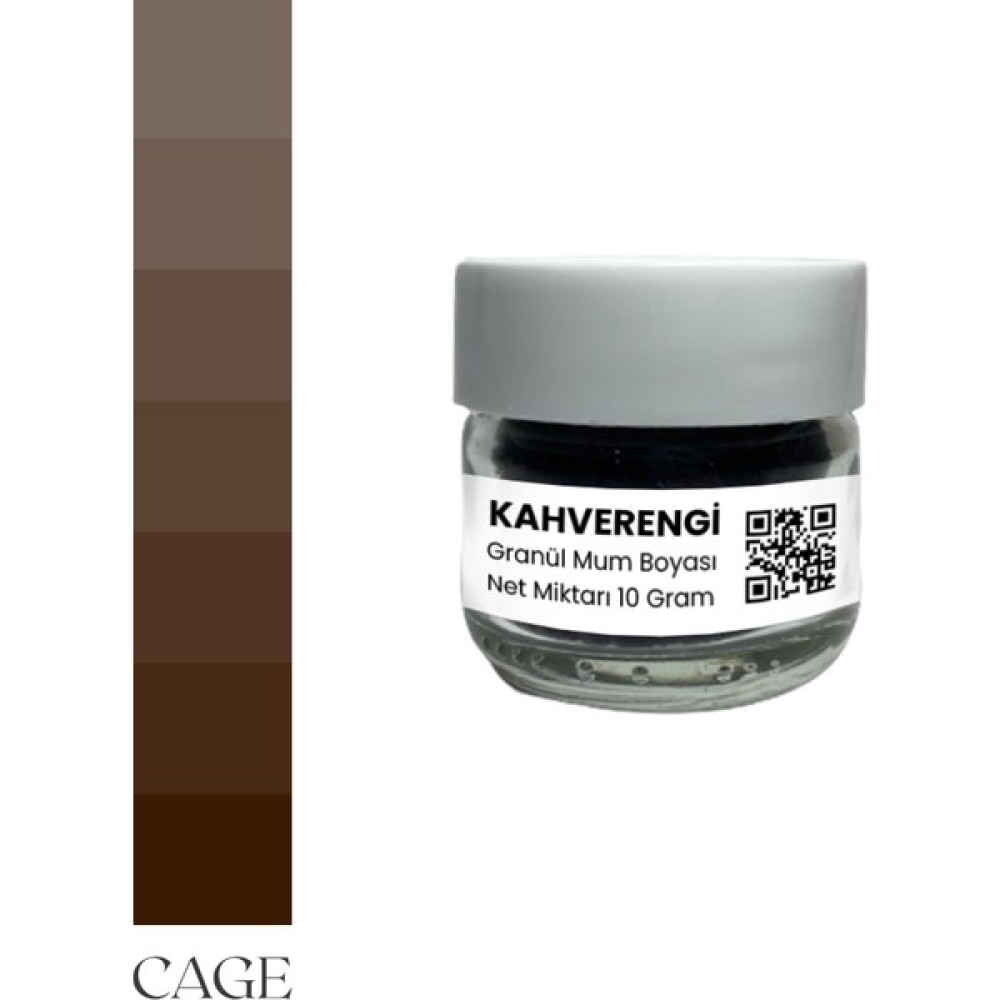 CageartStudio 1. Klite Lüks Granül Mum Boyası 10 gr - Kahverengi Dekoratif Mum Fiyatı