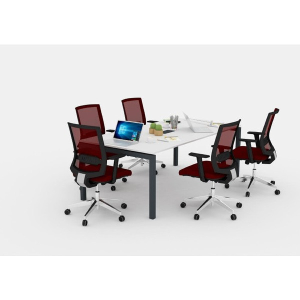 Çağın Ofis Mobilyaları Galaxy Toplantı Masası 180X100 cm (Lake Beyaz) - Beyaz Toplantı Masası Fiyatı