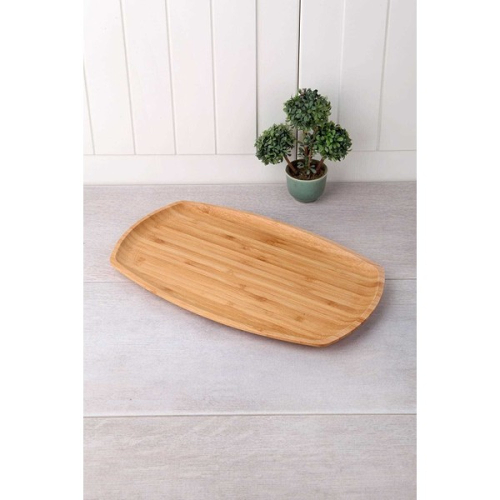 Çağla Homes Bambu Kayık Sunum Tabağı Servis Tabak 33*20CM KYK3320 - 1 Mutfak Gereçleri Fiyatı
