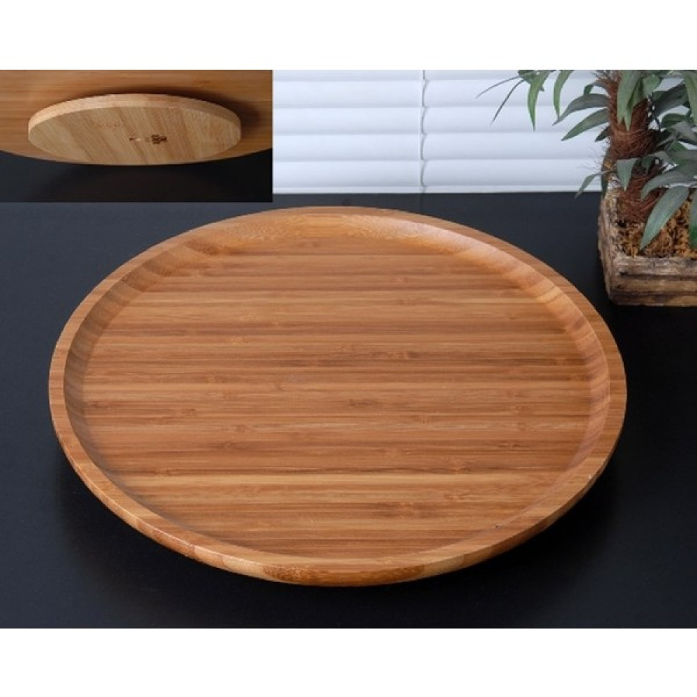 Çağla Homes Bambu Sunum Dönerli Servis Tabağı Yuvarlak Tabak 25CM DS2525 - 1 Mutfak Gereçleri Fiyatı