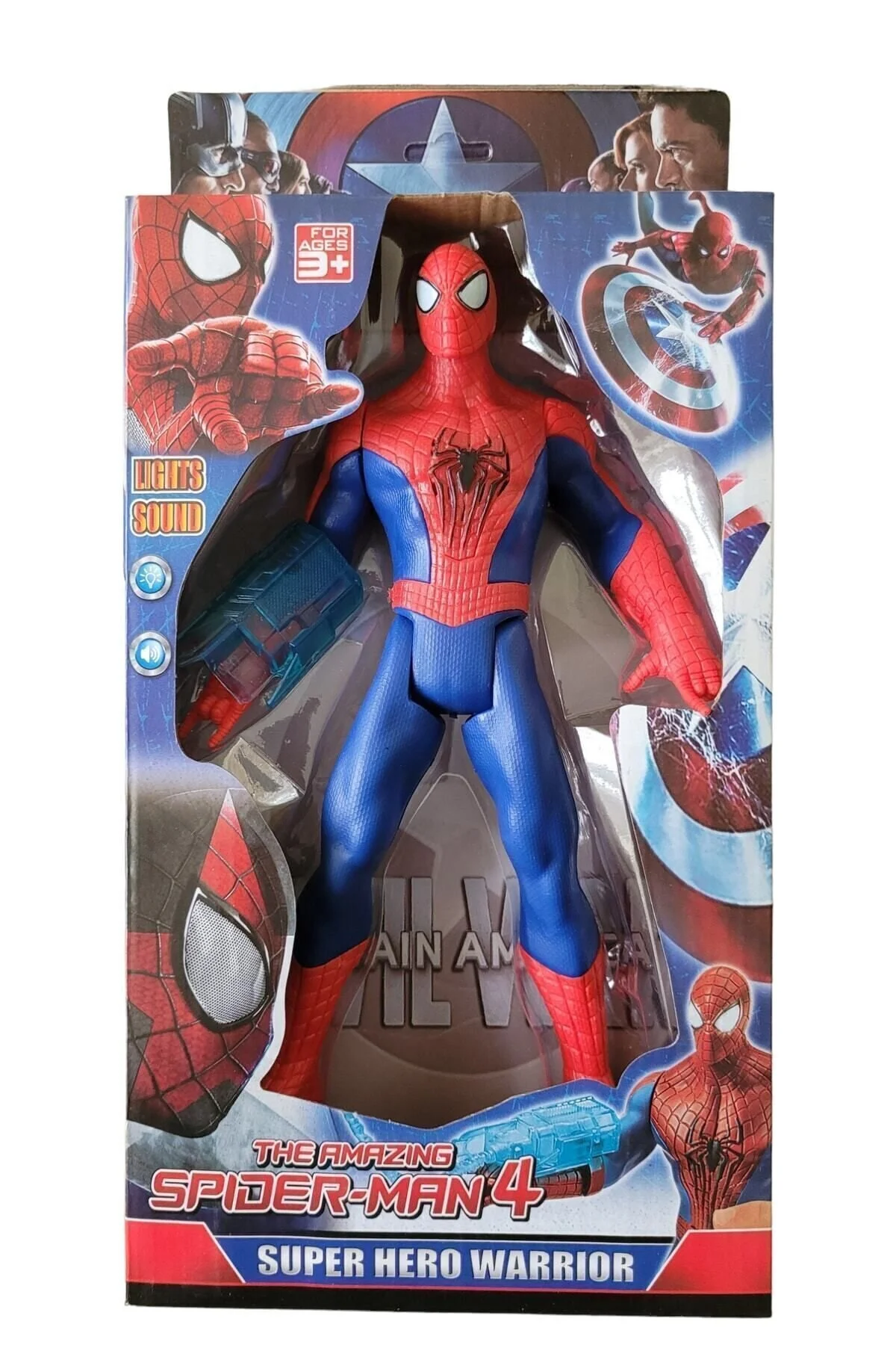 caglars Spider Man Figür 30 Cm Örümcek Adam Işıklı" Aksiyon Figürleri Fiyatı