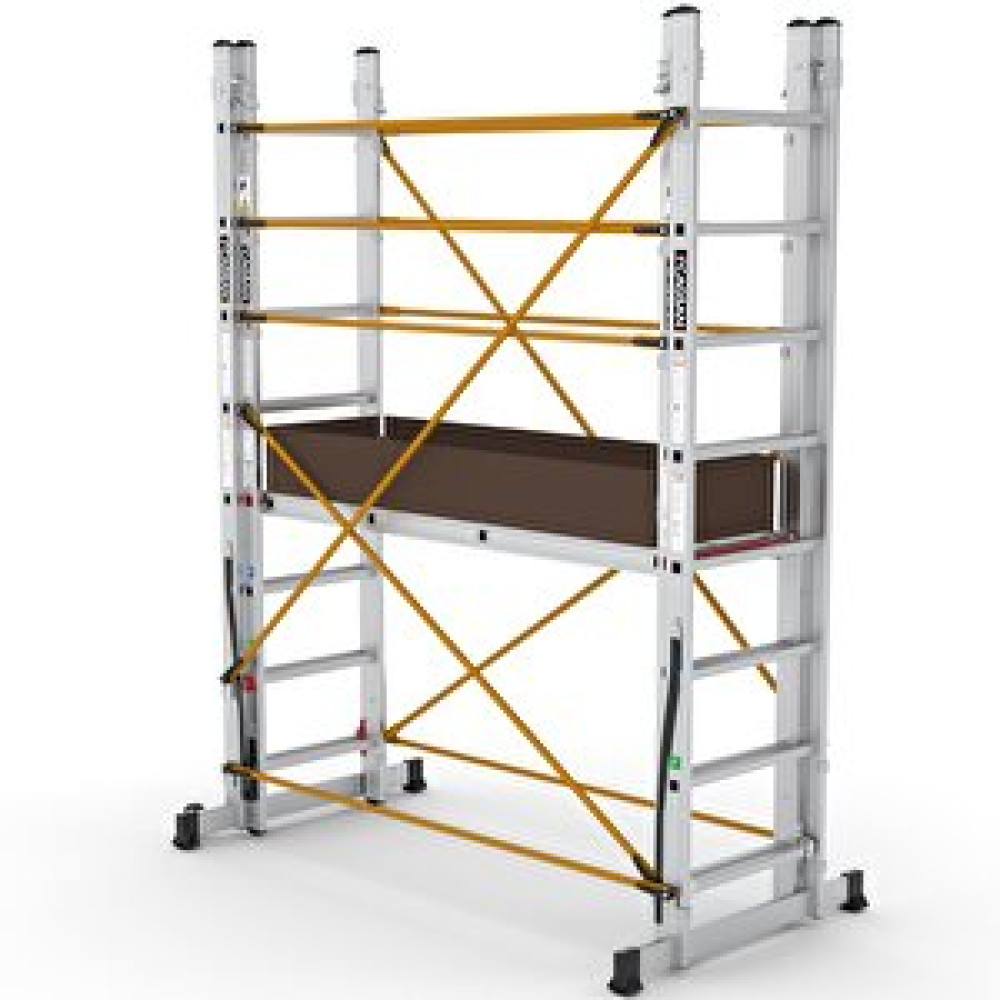 Çağsan 2x8 Basamaklı Çok Amaçlı Alüminyum İskele-merdiven (pl003) Merdivenler Fiyatı