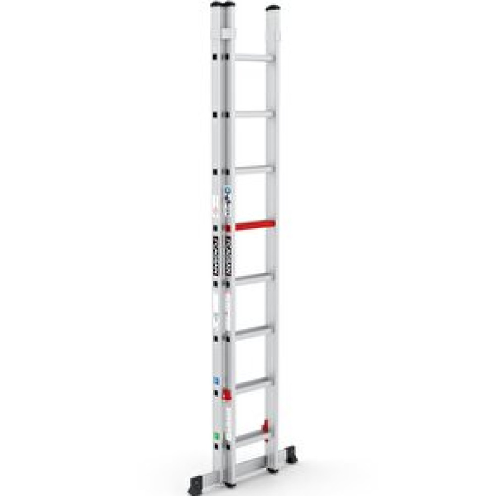Çağsan 2x8 Basamaklı İki Parçalı Alüminyum Merdiven (ts6050) 2x8 Basamak Merdivenler Fiyatı