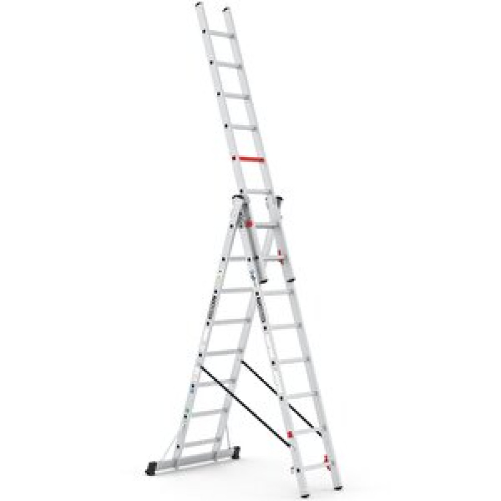 Çağsan 3x8 Basamaklı Üç Parçalı Çok Amaçlı Alüminyum Merdiven (ts175) 3x8 Basamak Merdivenler Fiyatı