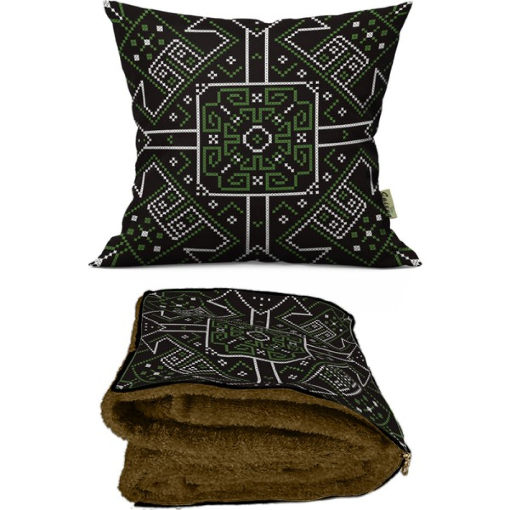 Caisya Butik Etnik Desenli Iç Dolgusu Battaniyeli Araç Içi Opsiyonel Yastık 38X38CM Oto Boyaları Fiyatı