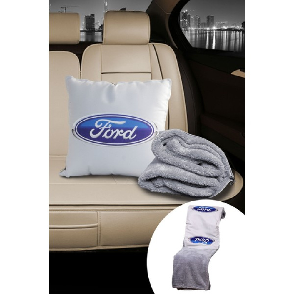 Caisya Butik Ford Baskılı Opsiyonel Battaniyeli Yastık - Gri Oto Boyaları Fiyatı