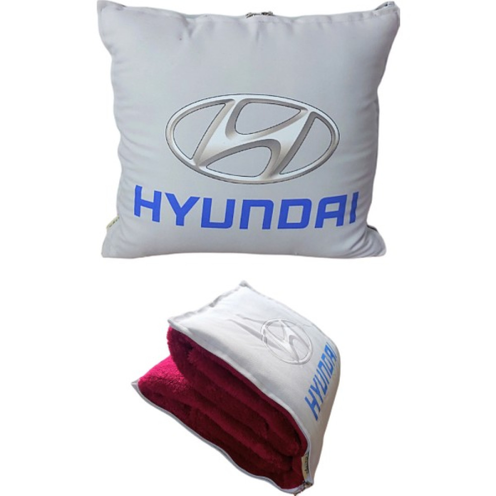 Caisya Butik Hyundai Baskılı Opsiyonel Battaniyeli Yastık - Gri Oto Boyaları Fiyatı