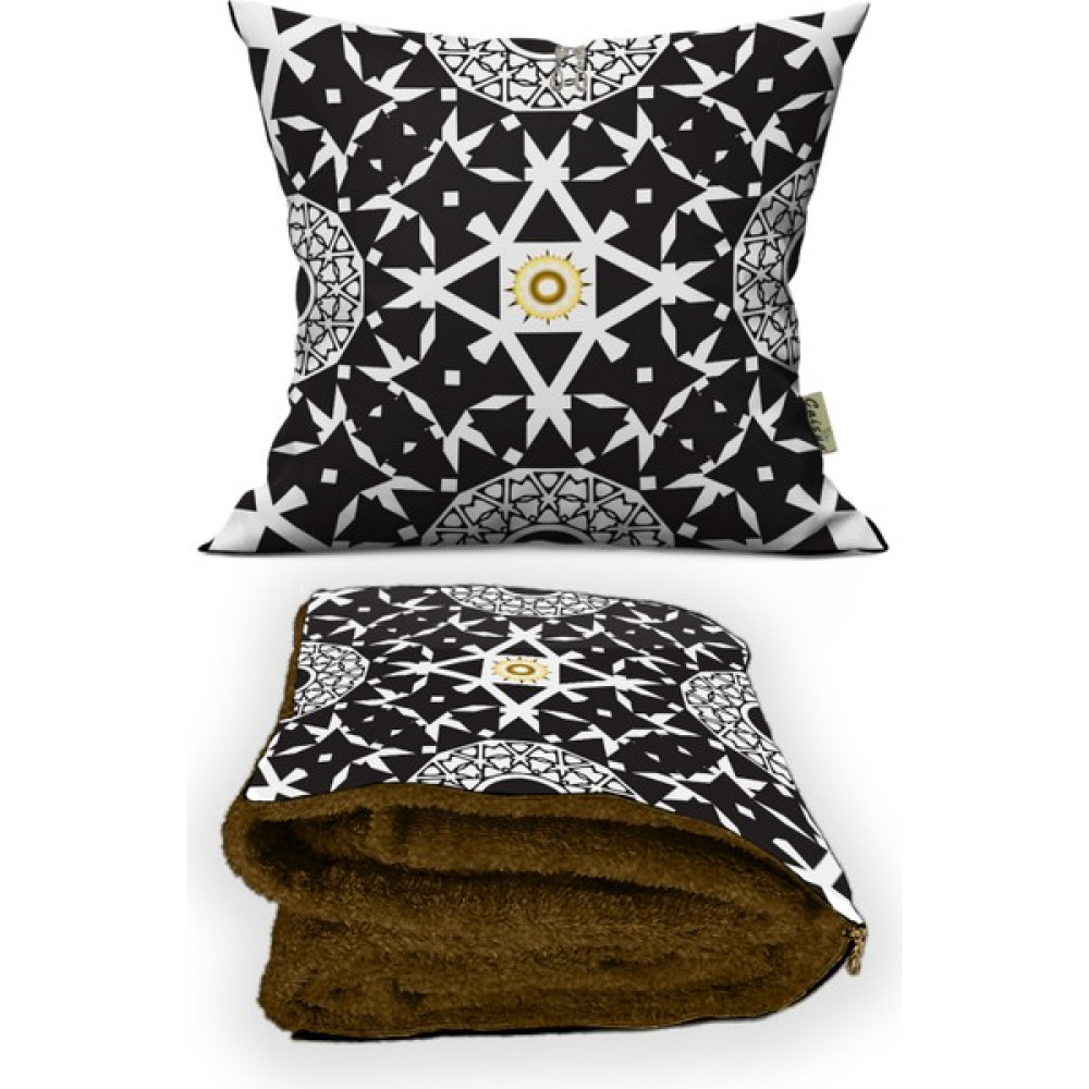 Caisya Butik Modern Galaksi Desenli Iç Dolgusu Battaniyeli Araç Içi Opsiyonel Yastık 38X38CM Oto Boyaları Fiyatı