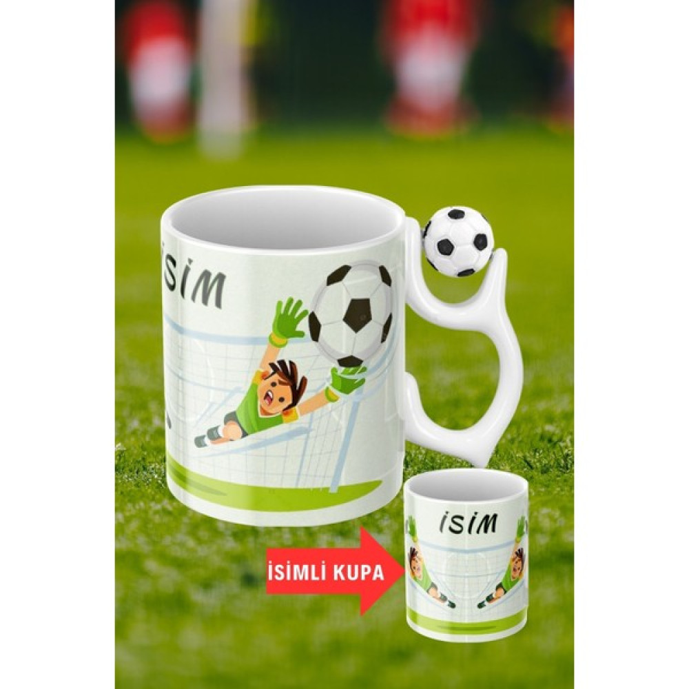 Caisya Siyah Beyaz Futbol Toplu Kaleci Baskılı-2 Taraftar Isimli Baskılı Kupa Bardak Oto Boyaları Fiyatı