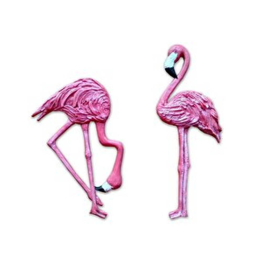 CajuArt İkili Pembe Flamingo Duvar Süsü Ev Duvar Biblo Aksesuar Hediye Obje Fiyatı