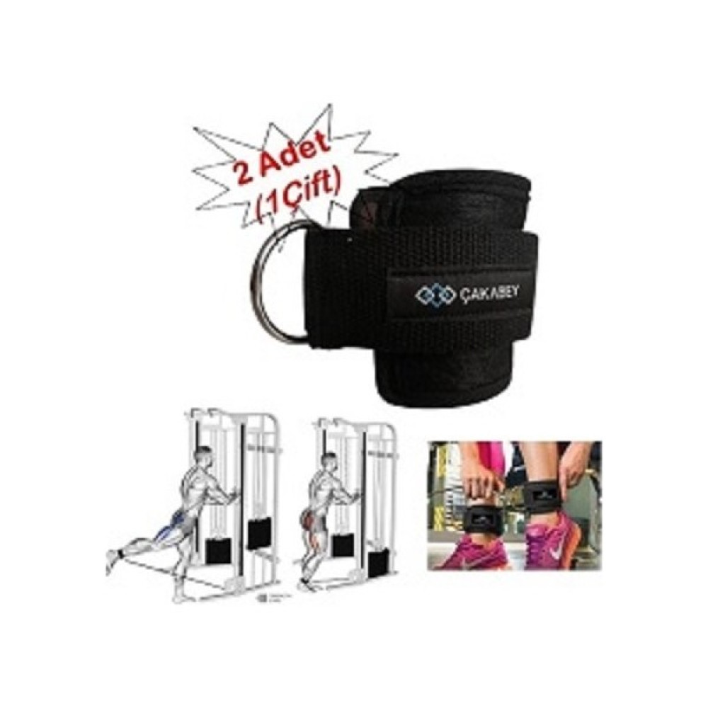 Çakabey D Ring Fitness Ayak Bileği Ağırlık Çalışma Kemeri Cable Kick-Back Dambıllar & El / Ayak Ağırlıkları Fiyatı