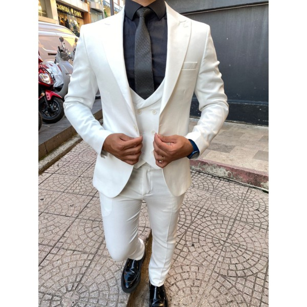 Cakack Slimfit Yelekli Takım Elbise Erkek Takım Elbise Fiyatı