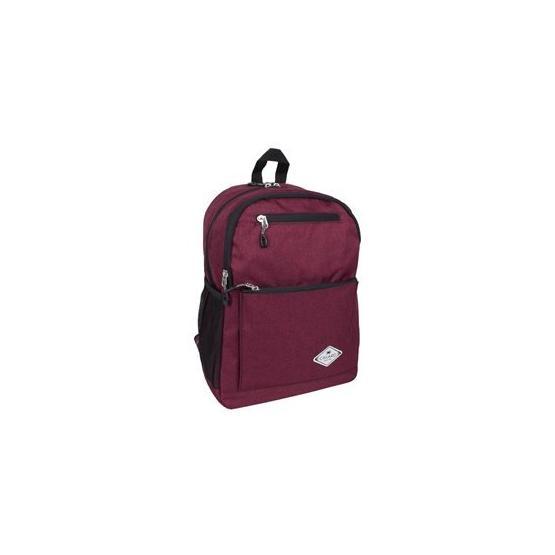 Cakard 20103 Bordo Unisex Günlük ve Okul Sırt Çantası