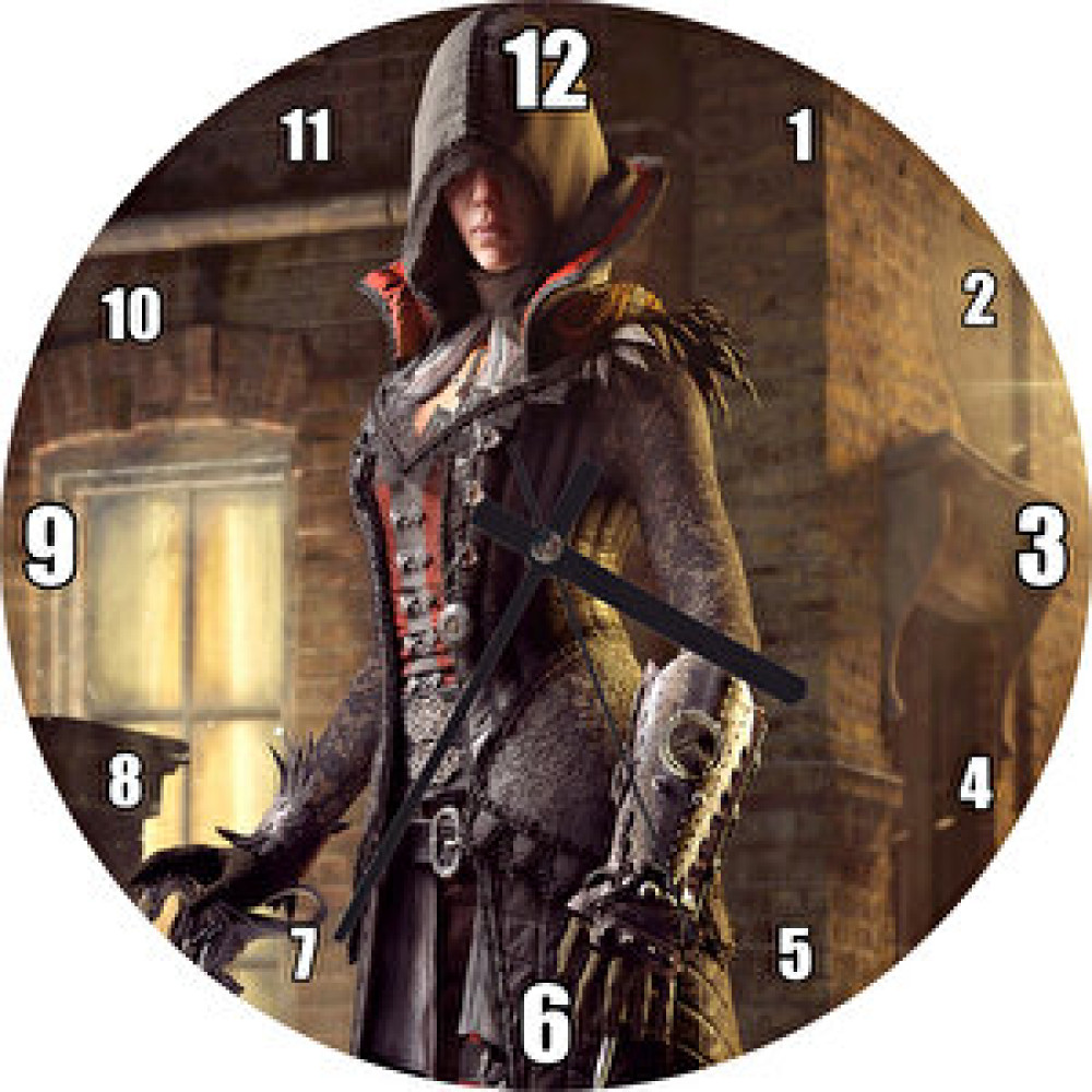 Cakasaat Assassins Creed Sendika Evie Video Oyun Görseli Duvar Saati Dekoratif Saat Fiyatı