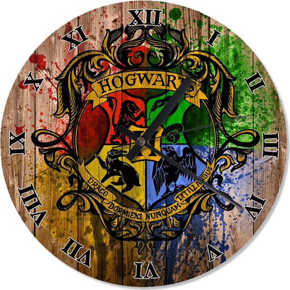 Cakasepetim Harry Potter Hogwarts Baskılı Duvar Saati - 50 x 50 cm Dekoratif Saat Fiyatı