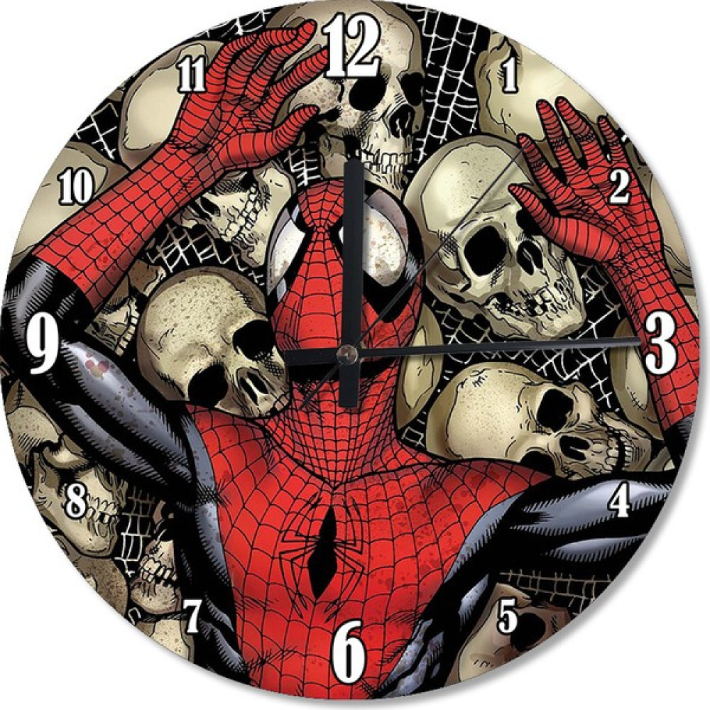 Cakasepetim Spiderman Örümcek Adam Analog Duvar Saati - 30 x 30 cm Dekoratif Saat Fiyatı