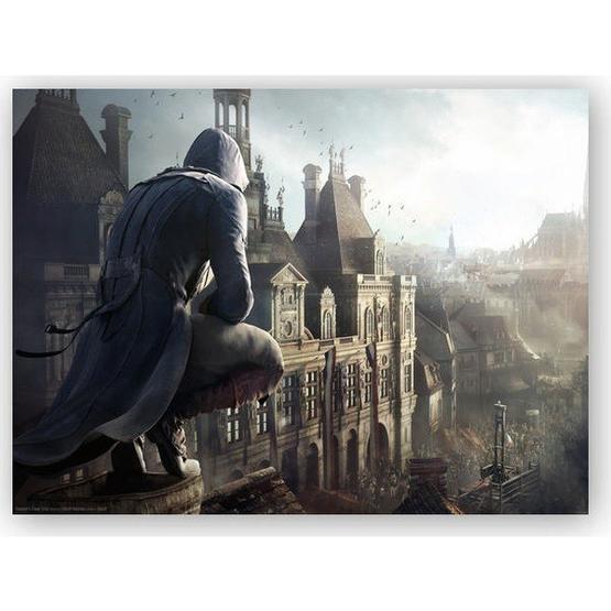 Cakatablo Assassins Creed Unity Çatıdaki Suikastçi 25x35 cm Ahşap Tablo Ahşap Tablo Fiyatı