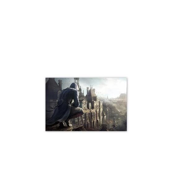 Cakatablo Assassins Creed Unity Çatıdaki Suikastçi 25x35 cm Ahşap Tablo