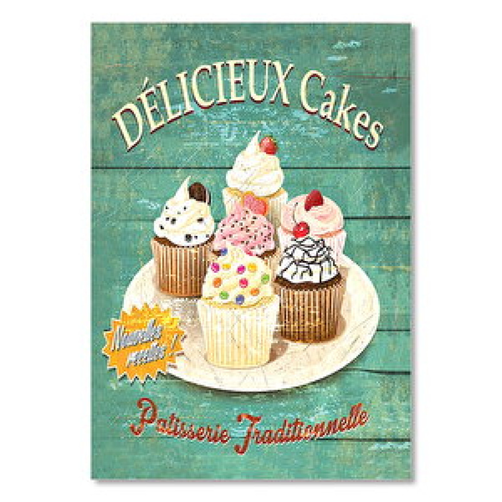 Cakatablo Lezzetli Kek Afişi Görseli 25x35 cm Tablo & Poster Fiyatı