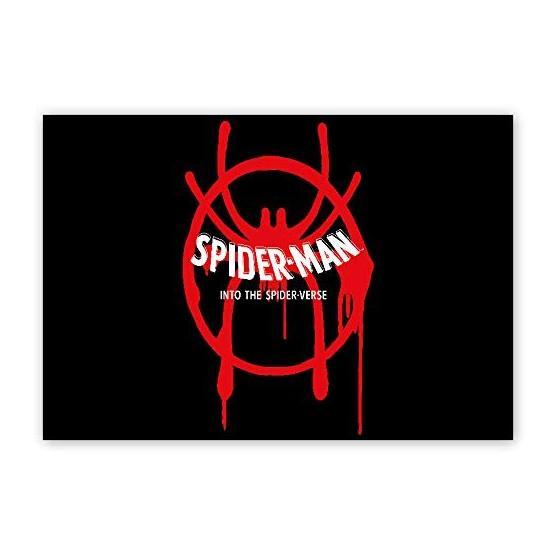 Cakatablo Spiderman Into The Spider Verse Logo 25x35 cm Ahşap Tablo