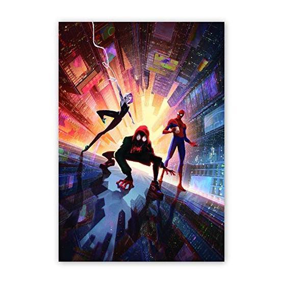 Cakatablo Spiderman Into The Spider Verse Logo 25x35 cm Ahşap Tablo Ahşap Tablo Fiyatı