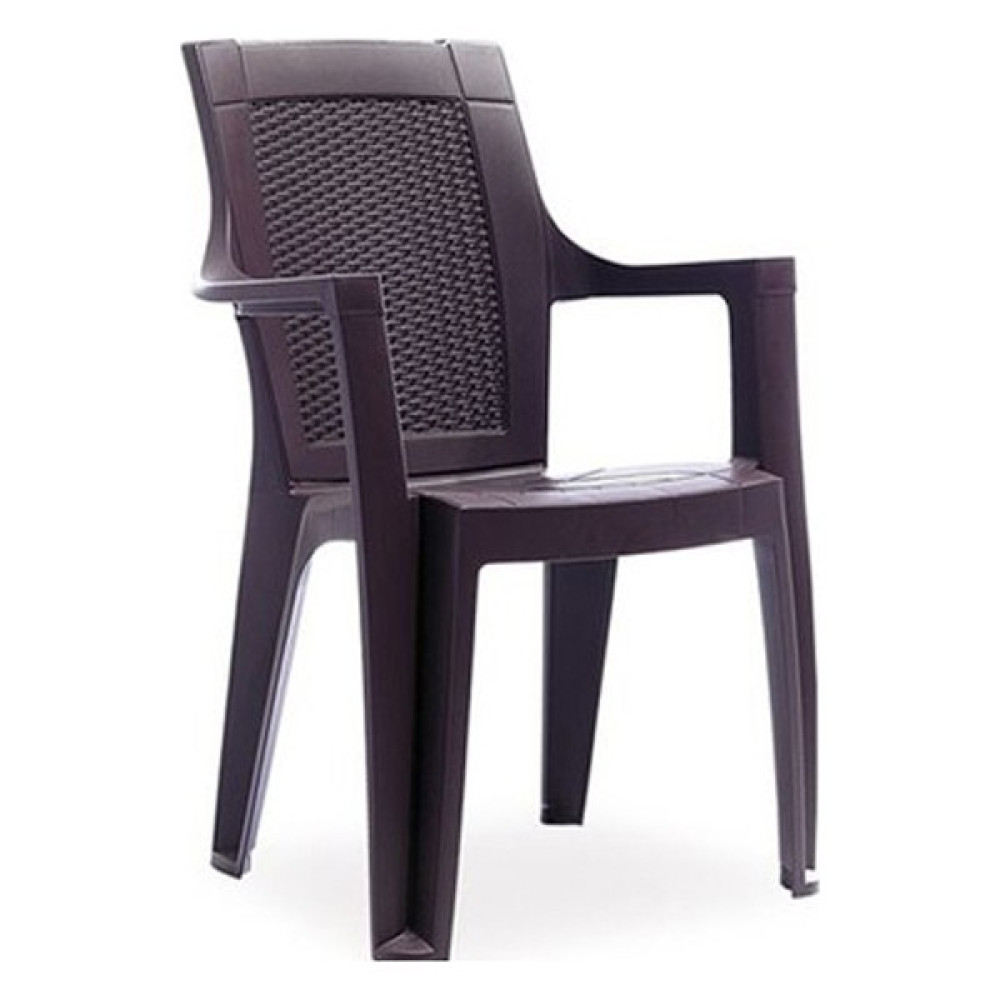 Cakha Caka Elegance Rattan Desenli Plastik Koltuk Kahve Bahçe Sandalyesi Fiyatı