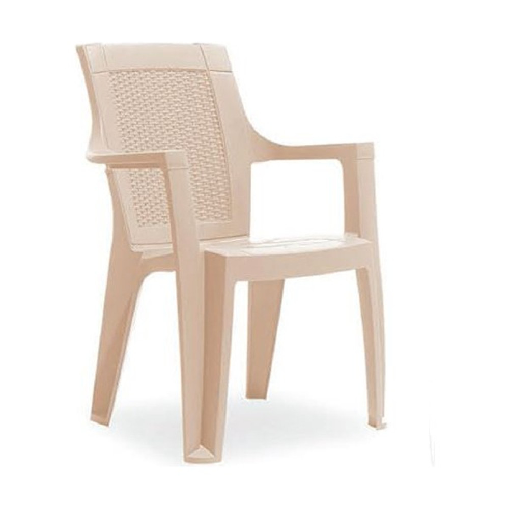 Cakha Elegance Rattan Desenli Plastik Koltuk Capi Bahçe Sandalyesi Fiyatı