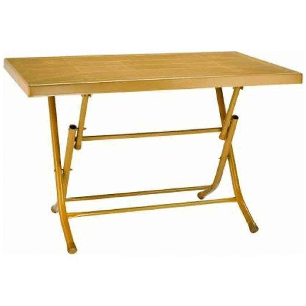Cakha Evimdeyokyok Katlanır Plastik Masa Teak 70X120 cm Metal Ayak Bahçe Masası Fiyatı