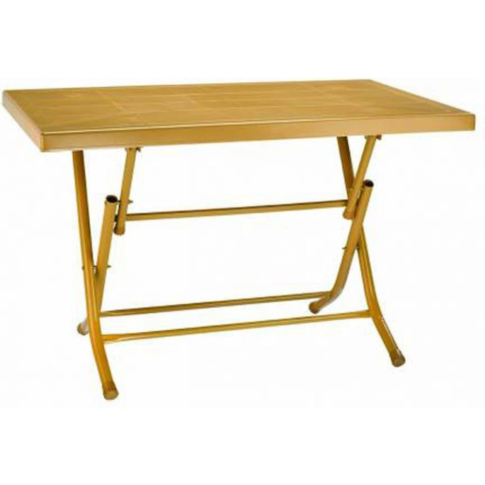 Cakha Seta Katlanır Plastik Masa Teak 70X120 cm Metal Ayak Bahçe Masası Fiyatı