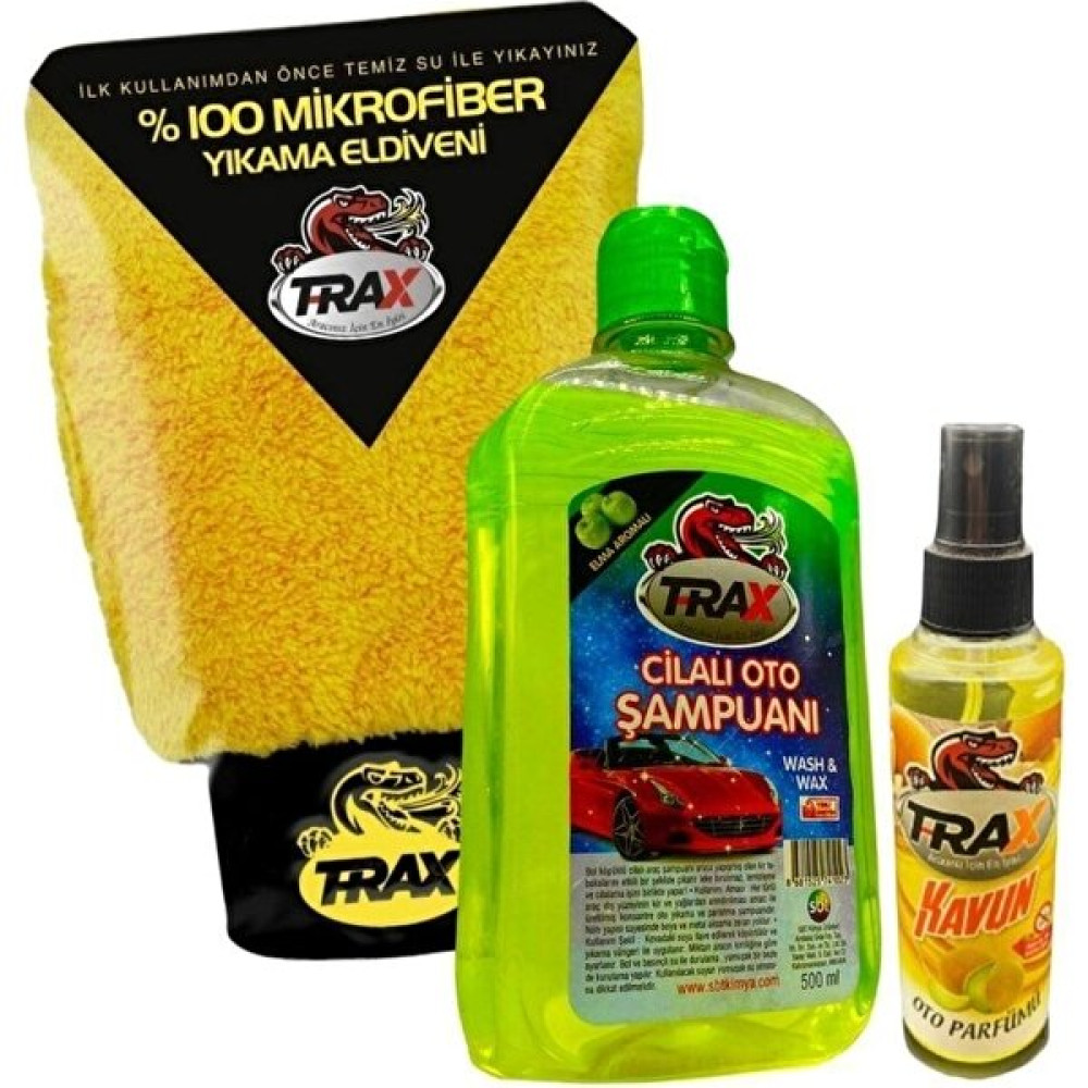 Çakır Grup Mikrofiber Yıkama Eldiveni & Oto Cilalı Araç Şampuanı Elmalı 500 Ml&kavun Sprey Koku 170ML Oto Yıkama Ürünleri Fiyatı