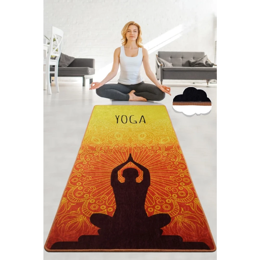 Çakra Turuncu 60X200 Cm Yoga,Spor,Fitness,Pilates Halısı Yoga Matı Yıkanabilir Kaymaz Pilates Aletleri Fiyatı