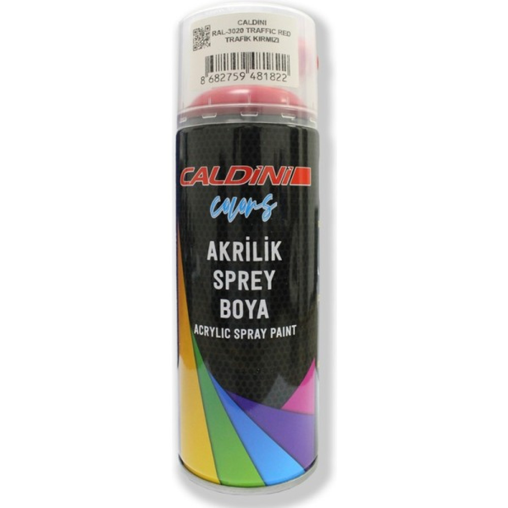 Caldini Bayrak Kırmızı Akrilik Sprey Boya Ral 3020 Caldini 400 ml Üni. - BAYRAK KIRMIZI Oto Boyaları Fiyatı