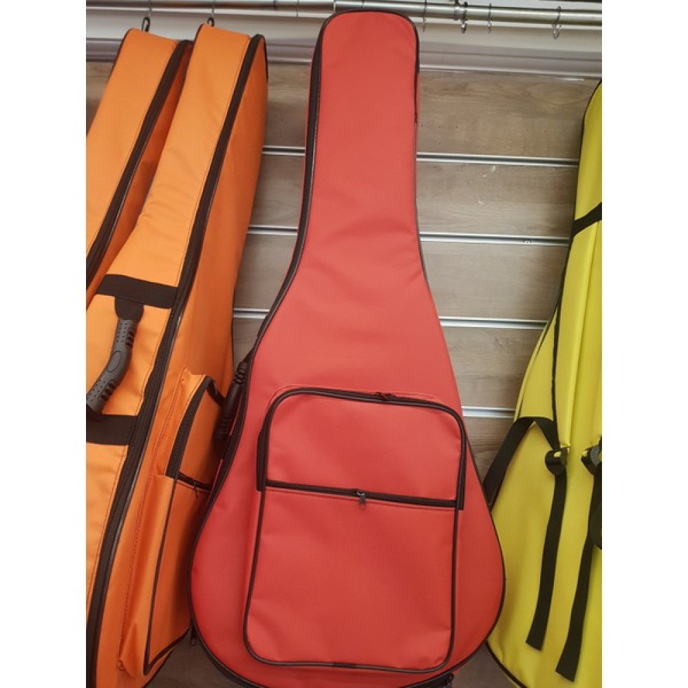 Çalgı Müzik Akustik Gitar Soft Case Pedli Kılıf Kırmızı Müzik Aleti Aksesuarları Fiyatı
