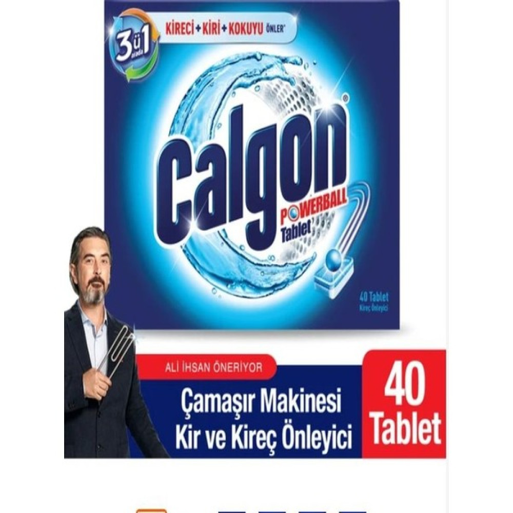 Calgon Çamaşır Makinesi Kireç Önleyici Tablet 40'lı Bulaşık Yıkama Fiyatı