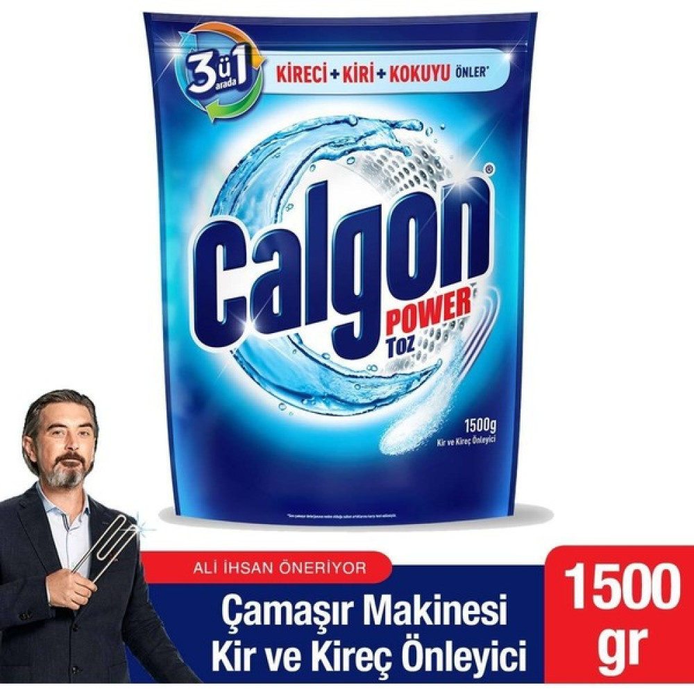 Calgon Çamaşır Makinesi Kireç Önleyici Toz 1500 gr - 1 lt Çamaşır Makinesi Ürünleri Fiyatı